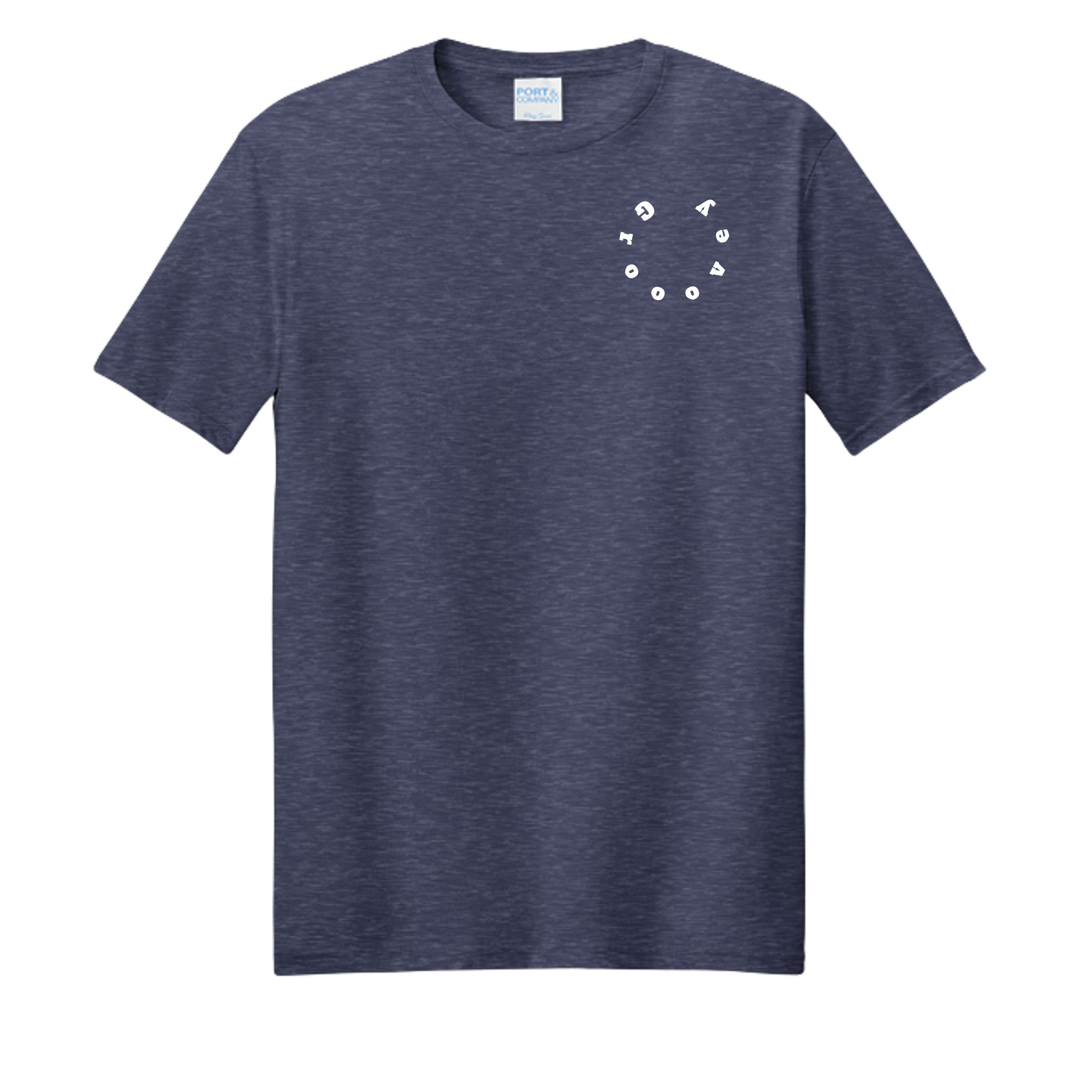 Team Navy Heather - PC455 - FRONT
