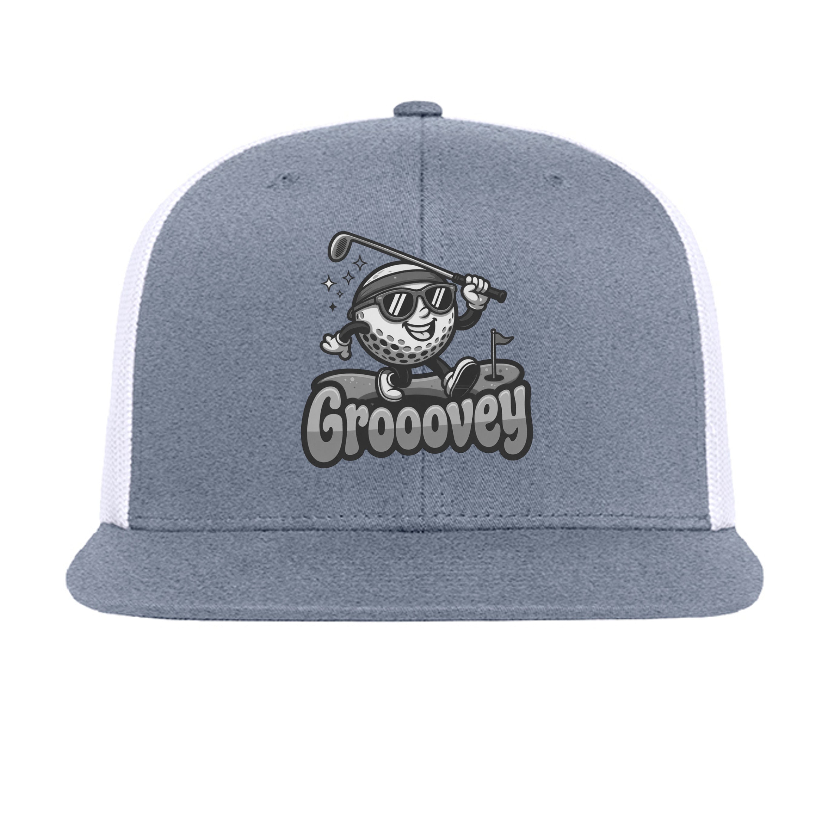 Heather Grey/ White - 6609 - FRONT